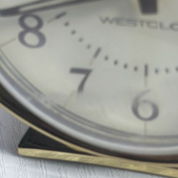 Vintage Westclox Baby Ben Wind Up Gold Alarm Clock Works - Picture 2 of 8